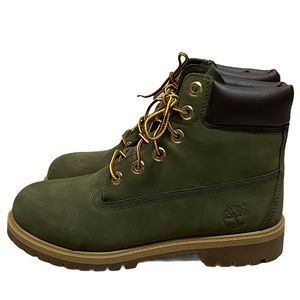 Timberland Premium Waterproof Boots - Olive Green